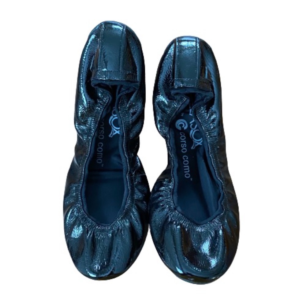 NWOT Corso Como Ballsox Black Patent Leather